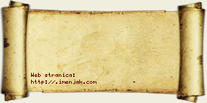 Vesna Zafirović vizit kartica